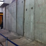 Photo of East side of Berlin Wall at Newseum in Washington D.C.