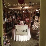 Carriage Trade Antiques Christmas Display