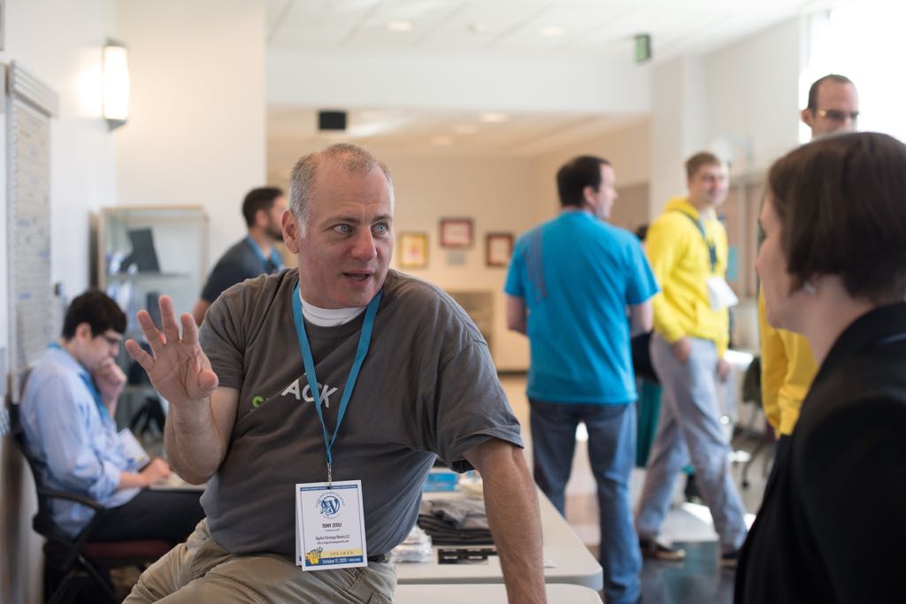 Photo of Tony Zeoli at WordCamp Hampton Roads 2015